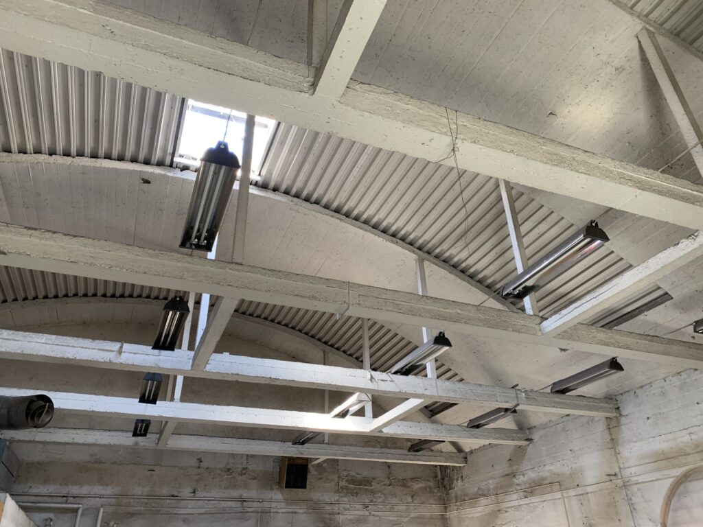 innetak i hyveljärnsfabriken